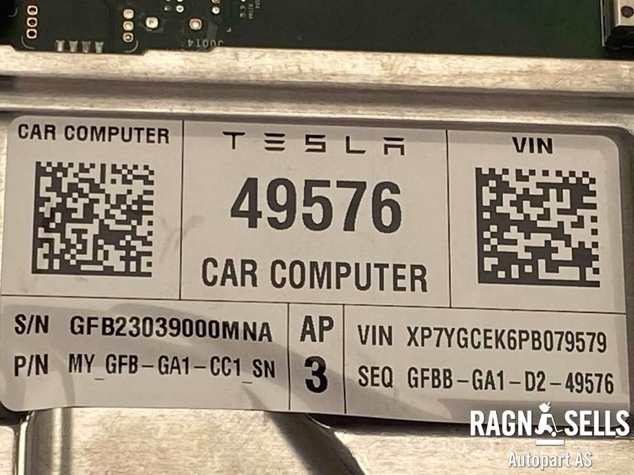 Styreenhet autopilot til Tesla Model Y 2021-2024 (Type I)  (168443500H|)