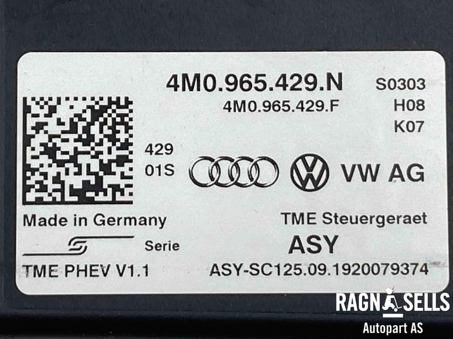 Styreenhet diverse til Audi Q5 2017-->> (Type II)  (4M0965429N|)