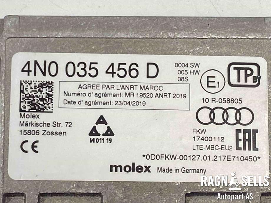 Antenne forsterker til Audi e-tron 2018-->>  (4N0 035 456 D|)