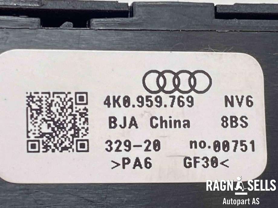 Bryterpanel førersete til Audi e-tron 2018-->>  (4K0 959 769|)