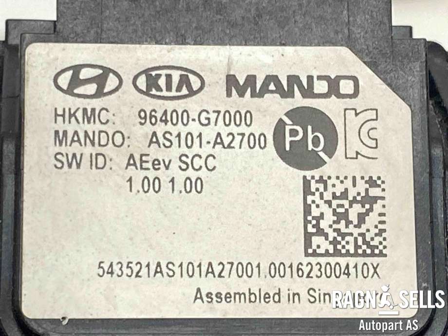 Sensor radar til Hyundai Ioniq Electric 2016-2019 (Fase 1)  (96400G7000|)