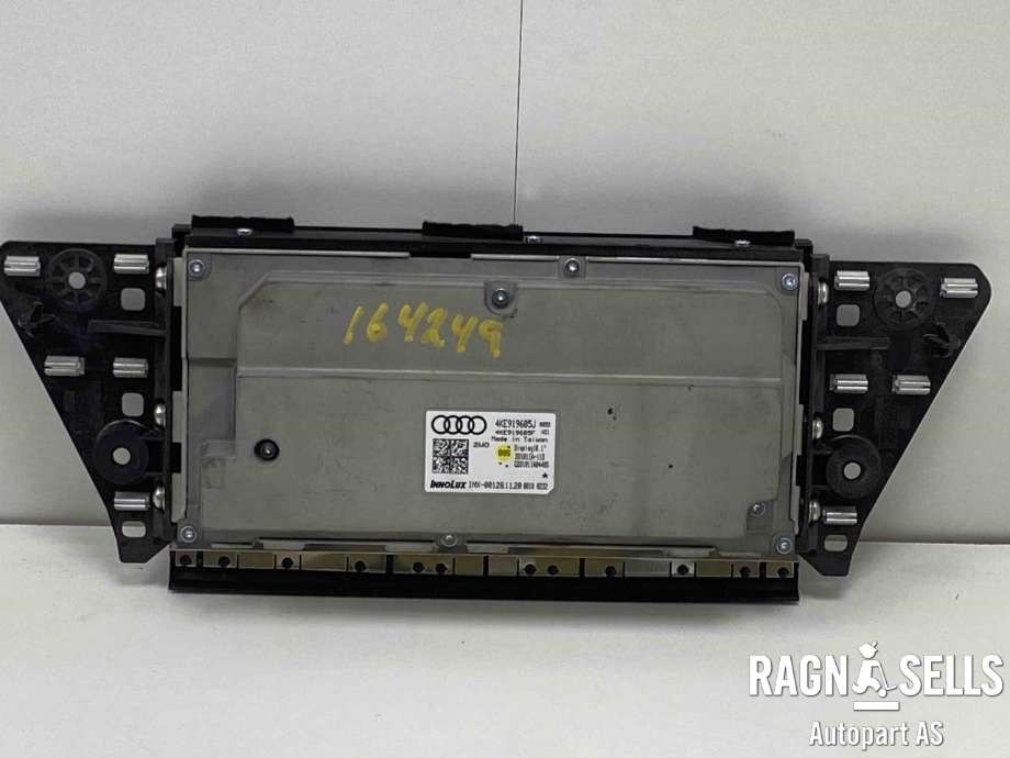 Bilstereo navigasjon betjeningspanel til Audi e-tron 2018-->>  (4KE 919 605 J|4KE 919 605 F|)