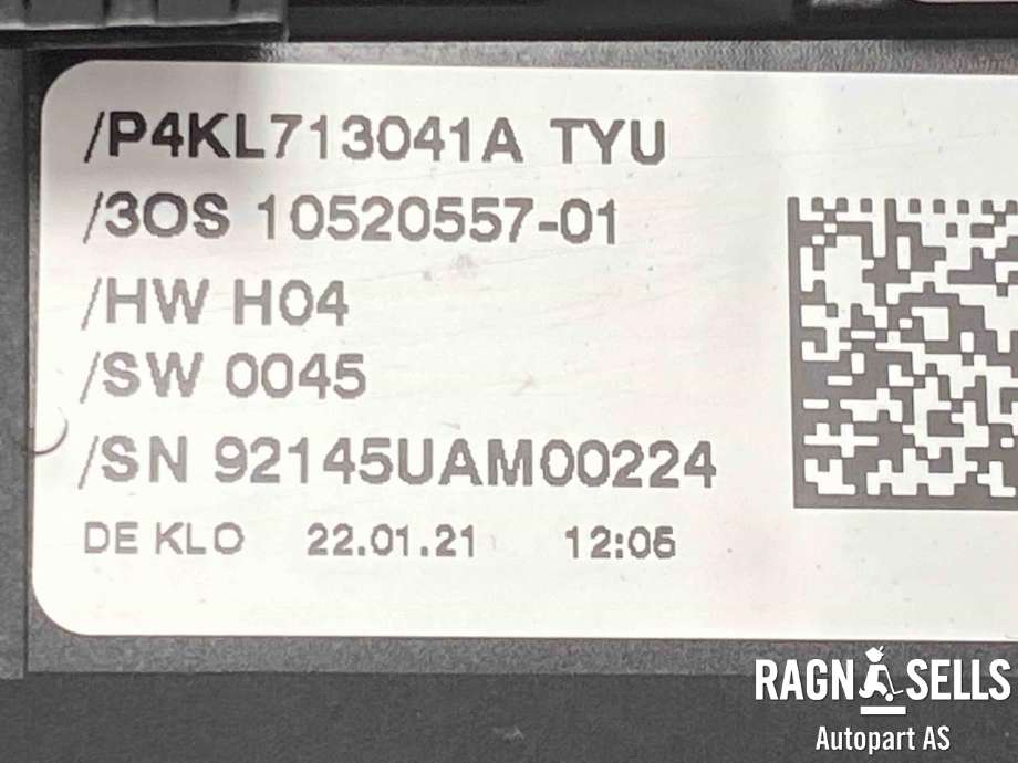 Girstang/girvelger automat til Audi e-tron 2018-->>  (4KL 713 041 A|)