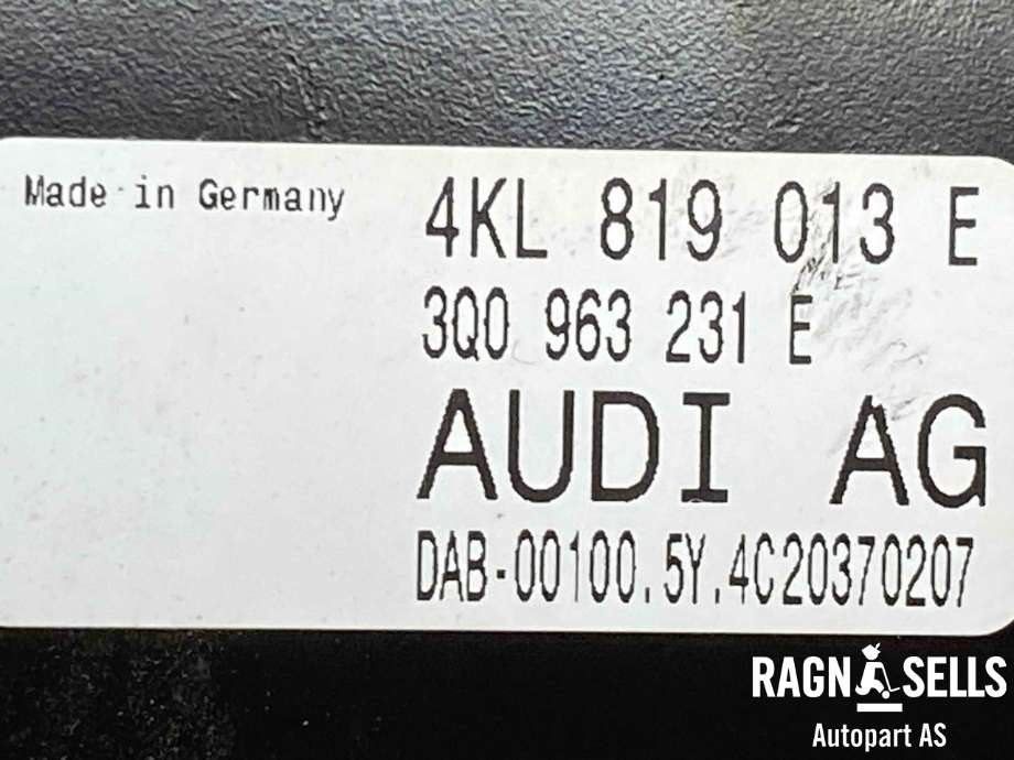 Varmeapparat register til Audi e-tron 2018-->>  (|4KL819013E)