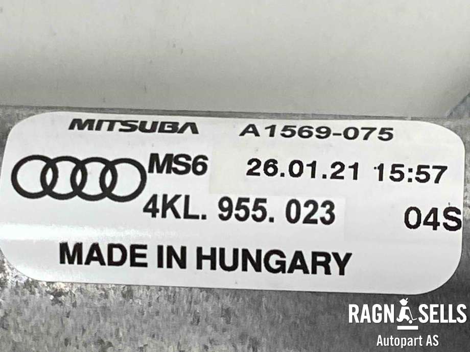 Viskermotor frontrute komplett m/overføring til Audi e-tron 2018-->>  (4KL 955 023|4KL 955 023 B|)