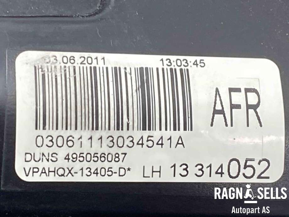 Baklykt venstre ytre til Opel Astra J 2010-2015  (1222425|13314052|)