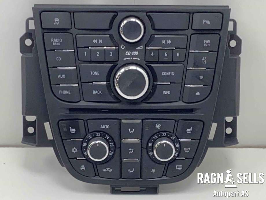 Bilstereo betjeningspanel til Opel Astra J, 2010-2015  (1781049)