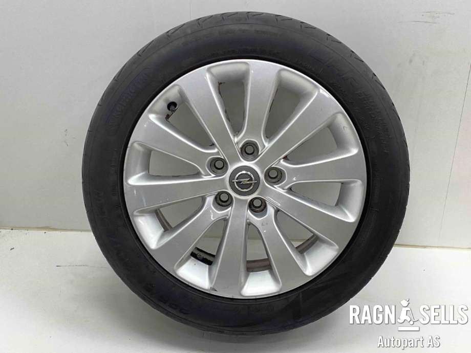 Hjulsett aluminium sommer til Opel Astra J, 2010-2015  (KORMORAN|5X105 NAV 56|60 ET 39)