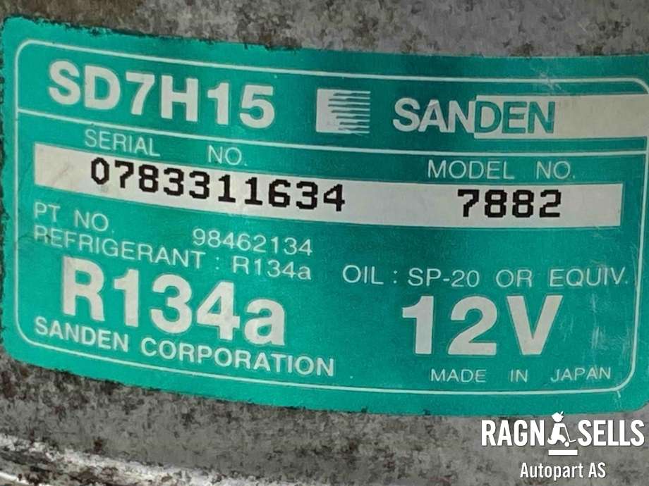 Aircondition kompressor til Fiat Ducato 2002-2006  (SANDEN|98462134|)