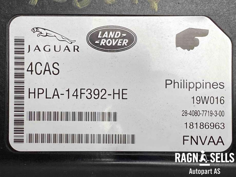 Styreenhet nivå/luftfjæring til Jaguar I-PACE 2018-->>  (HPLA14F392HE|)