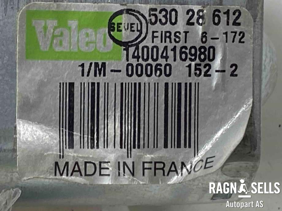 Viskermotor bakrute til Peugeot Expert 2007-2016 (Type II)  (VALEO|6405 EN|53028612|)