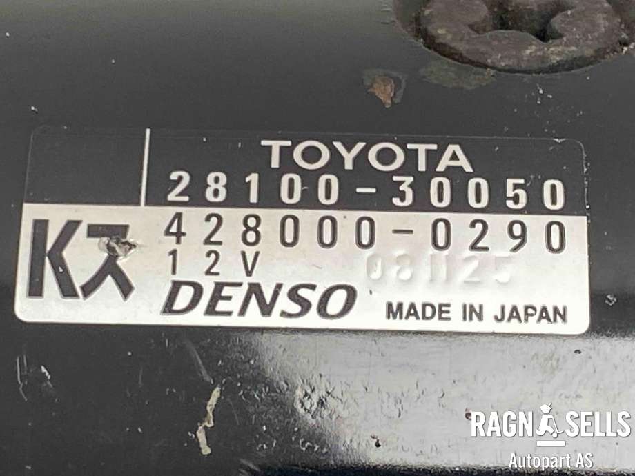 Starter diesel til Toyota Hiace 2007-2012 (Fase 3)  (DENSO|2810030050|)