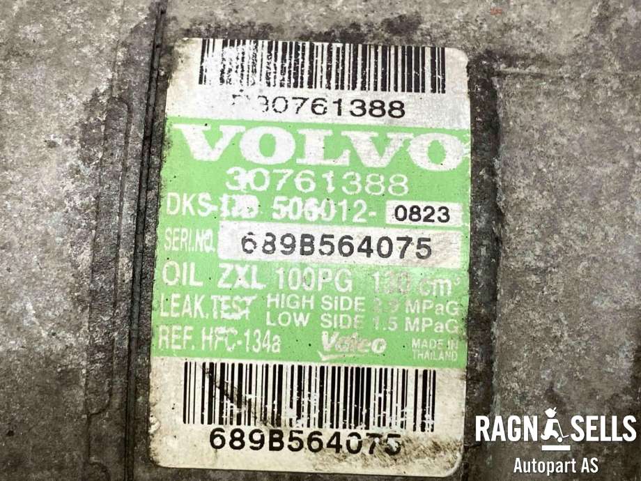 Aircondition kompressor til Volvo XC90 2007-2014 (Type I, Fase 2)  (36001066||1201361|30665339|30742206|30761388|30761389|30780326|31101166|31308259|36000327|36000576|36050585)