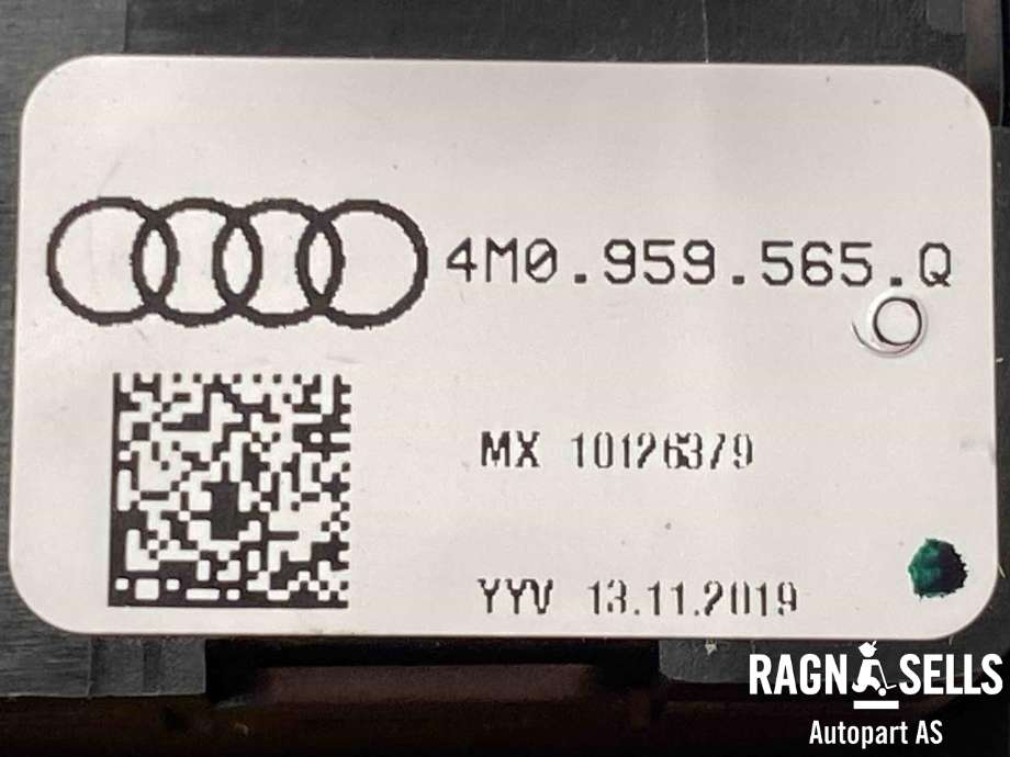 Bryter ruteheis førerdørspanel til Audi Q5 2017-->> (Type II)  (ALPS|4M0959851B|4M0959565Q|)