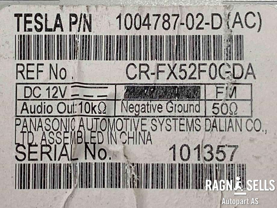 Bilstereo til Tesla Model S 2013-2016 (Fase 1)  (1004787-02-D|)