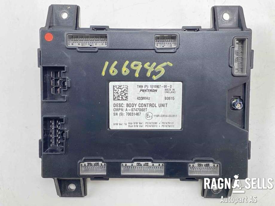 Styreenhet comfort (BCM) til Tesla Model S, 2013-2016 (Fase 1)  (1010907-00-D)
