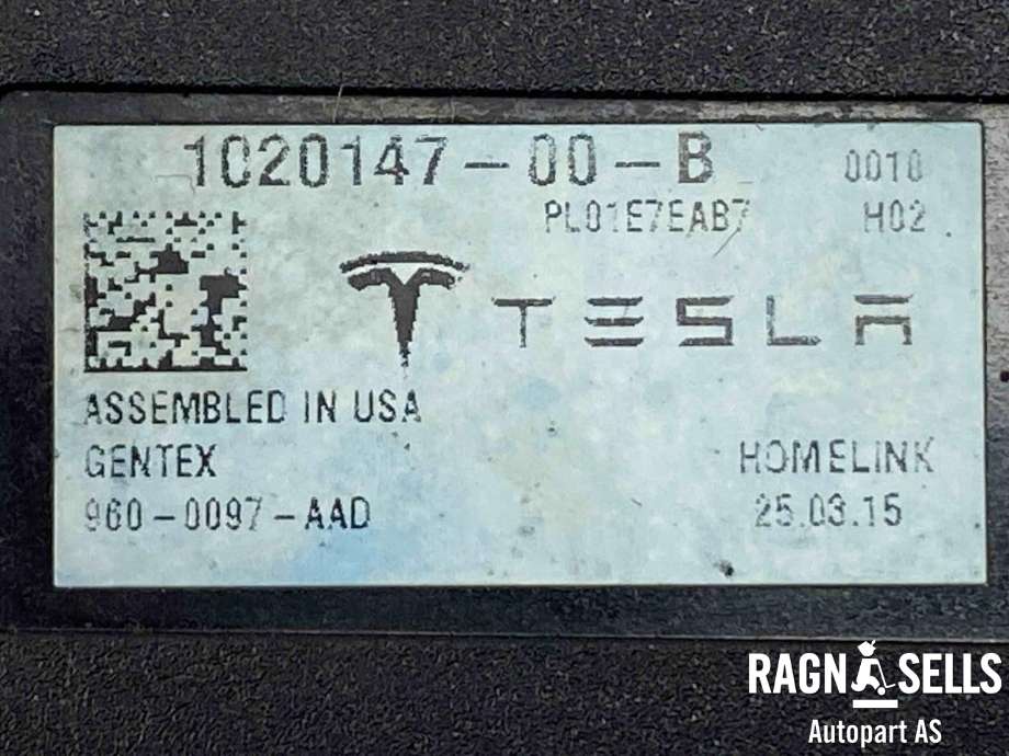 Styreenhet diverse til Tesla Model S 2013-2016 (Fase 1)  (1020147-00-B|)