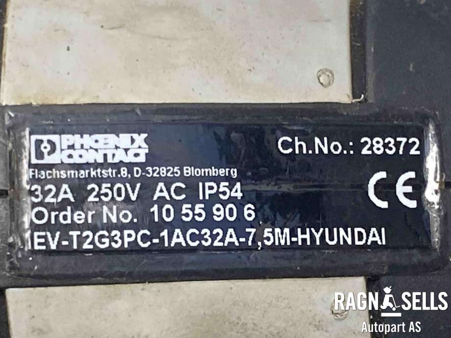 Batterilader kabel til Hyundai Kona 2017-2021 (Type I, Fase 1)  (T2G3PC1AC32A|)