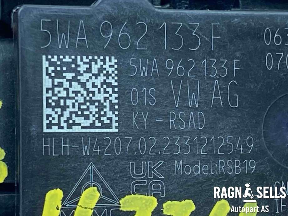 Sensor blindsone til VW ID.4 2020-->>  (5WA962133F|)