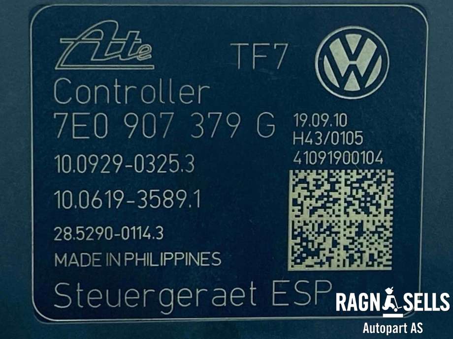 ABS sentral til VW Transporter / Caravelle 2009-2015 (Fase 2) (T5) (T5) (7E0 614 517 C|)