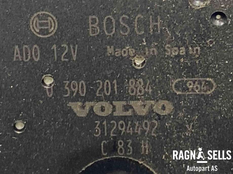 Viskermotor bakrute til Volvo V60 2010-2013 (Type I, Fase 1)  (31294492|)