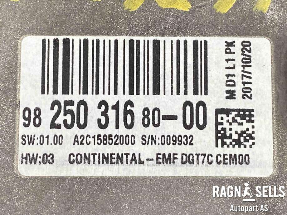 Bilstereo navigasjon skjerm til Toyota Proace 2016-->> (Type II)  (98075397ZD|9825031680|)
