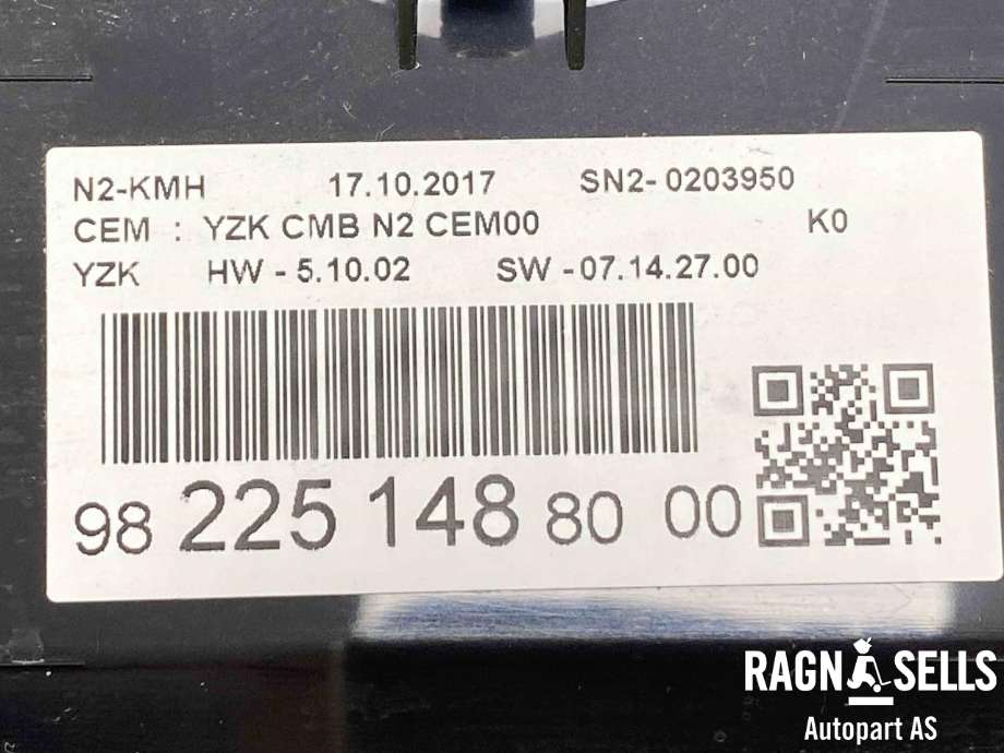 Instrumentpanel til Toyota Proace 2016-->> (Type II)  (982251488000|)