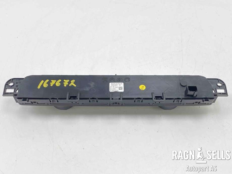 Varmeapparat betjening til Toyota Proace 2016-->> (Type II)  (98075413ZD|)