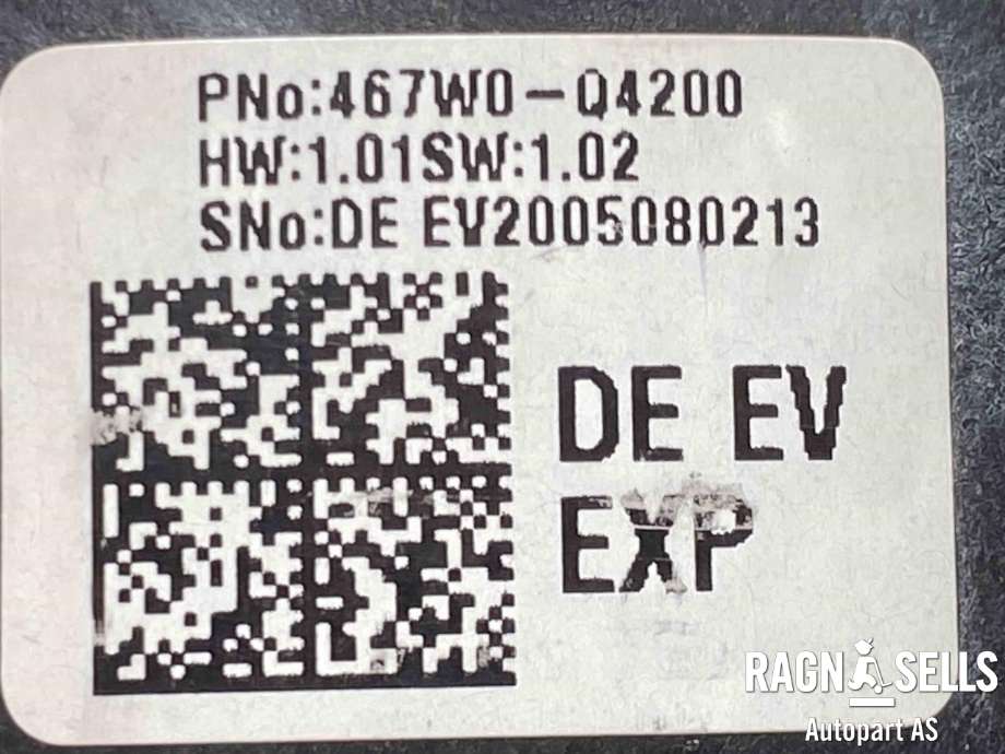 Girstang/girvelger automat til Kia Niro 2016-2021  (467W0Q4200|)