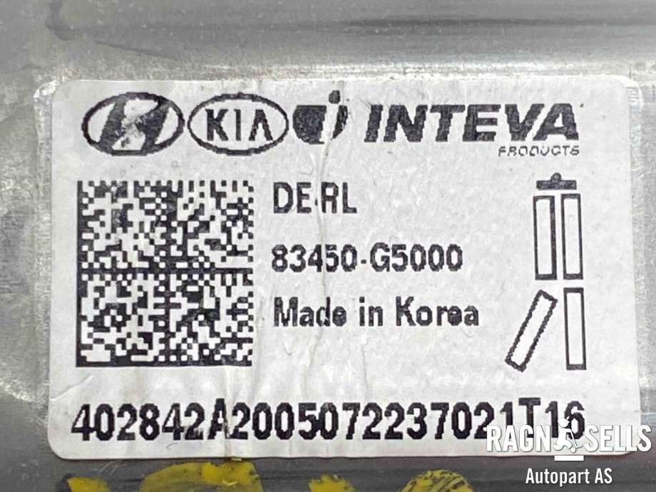 Ruteheis, kun motor, venstre bak til Kia Niro 2016-2021  (83450G5000|)