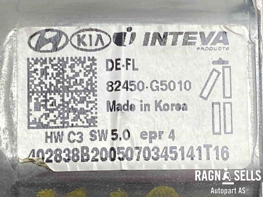 Ruteheis, kun motor, venstre foran til Kia Niro 2016-2021  (INTEVA|82450G5010|)