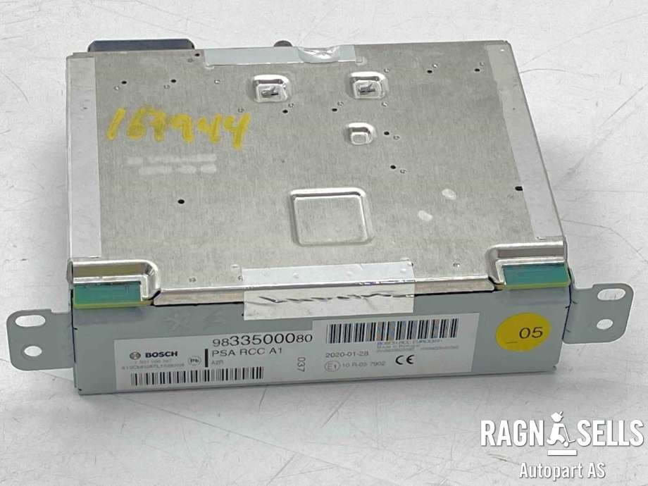 Bilstereo til Peugeot Expert 2016-->> (Type III)  (BOSCH|16 666 342 80|9833500080|)