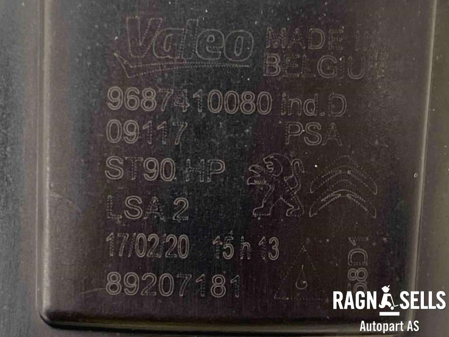 Tåkelykt venstre foran til Peugeot Expert 2016-->> (Type III)  (6208 Q3|9687410080|)