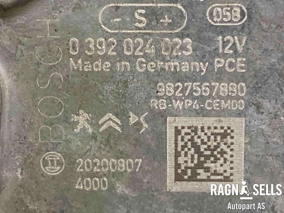 Vannpumpe til Peugeot e-2008 2019-->>  (9827567880|0392024023|)