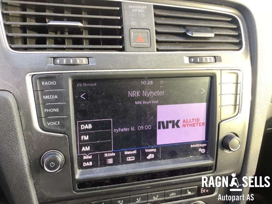 Bilstereo til VW e-Golf 2017-2020 (Fase 2)  (5G0 919 606|)