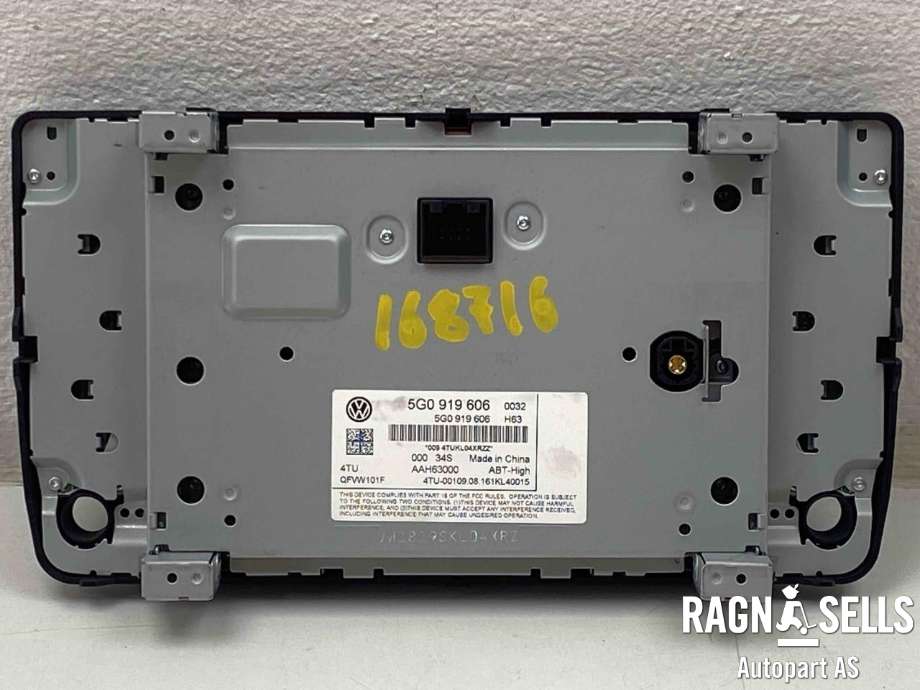 Bilstereo til VW e-Golf 2017-2020 (Fase 2)  (5G0 919 606|)