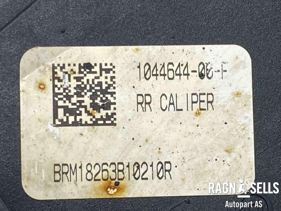 Bremsecaliper høyre bak, elektrisk til Tesla Model 3 2018-2023 (Fase 1)  (TESLA|8008232-00-C|1044644-00-F|)