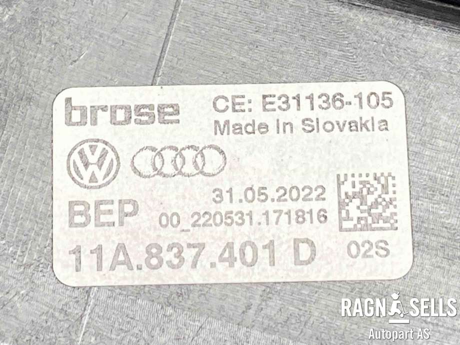 Ruteheis venstre foran til VW ID.4 2020-->>  (11A 837 461 D|)