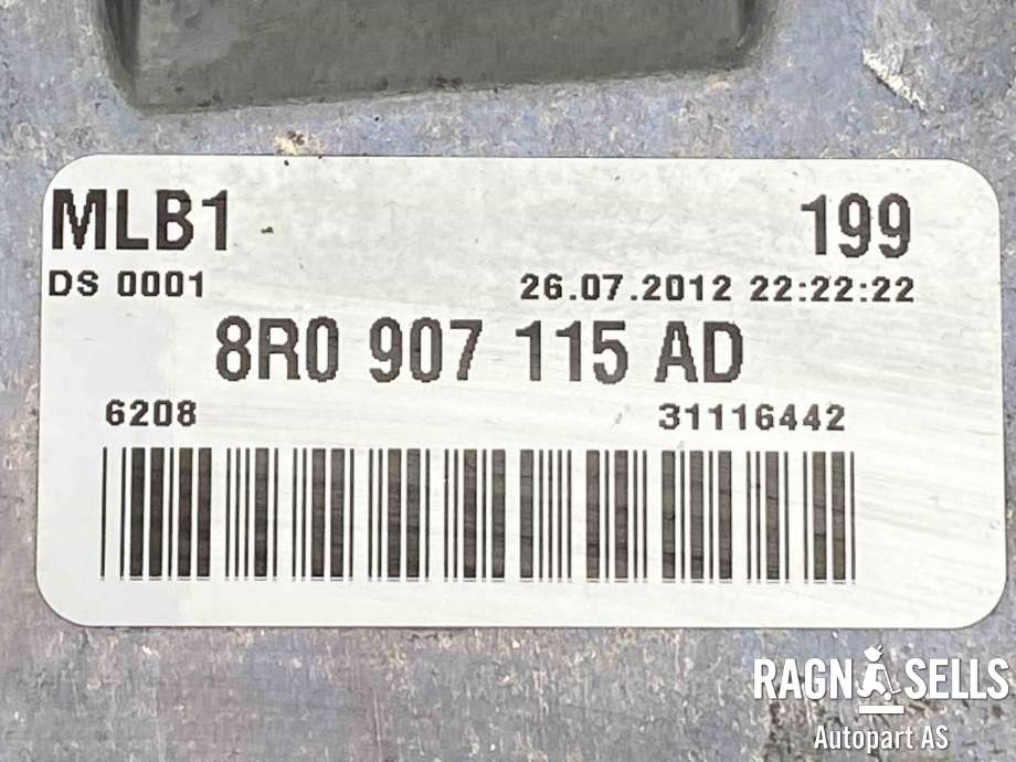 Styreenhet motor til Audi Q5 2008-2012 (Type I, Fase 1)  (F 8R0 907 115 AD|)