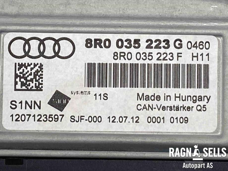 Styreenhet diverse til Audi Q5 2008-2012 (Type I, Fase 1)  (8R0 035 223 G|)