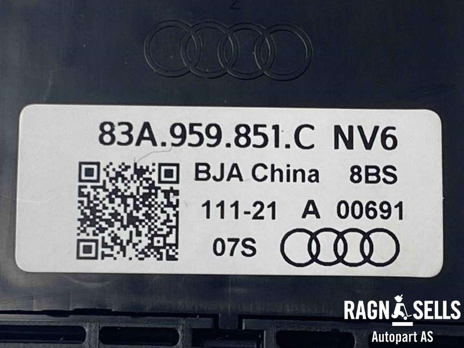 Bryter ruteheis førerdørspanel til Audi Q4 e-tron 2021-->>  (83A959851C|)