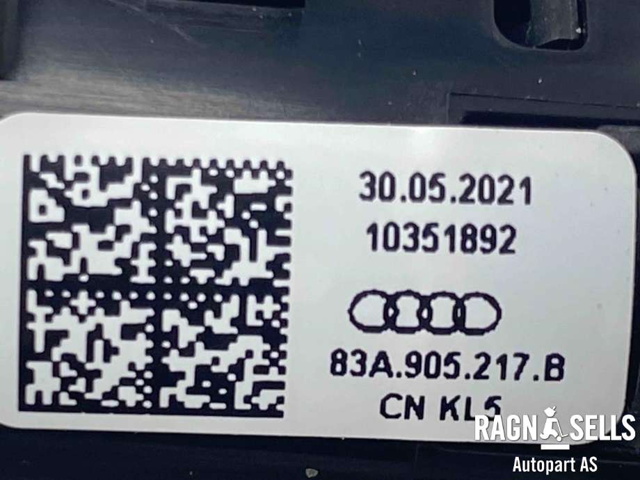 Bryter start/stopp til Audi Q4 e-tron 2021-->>  (83A905217B|)