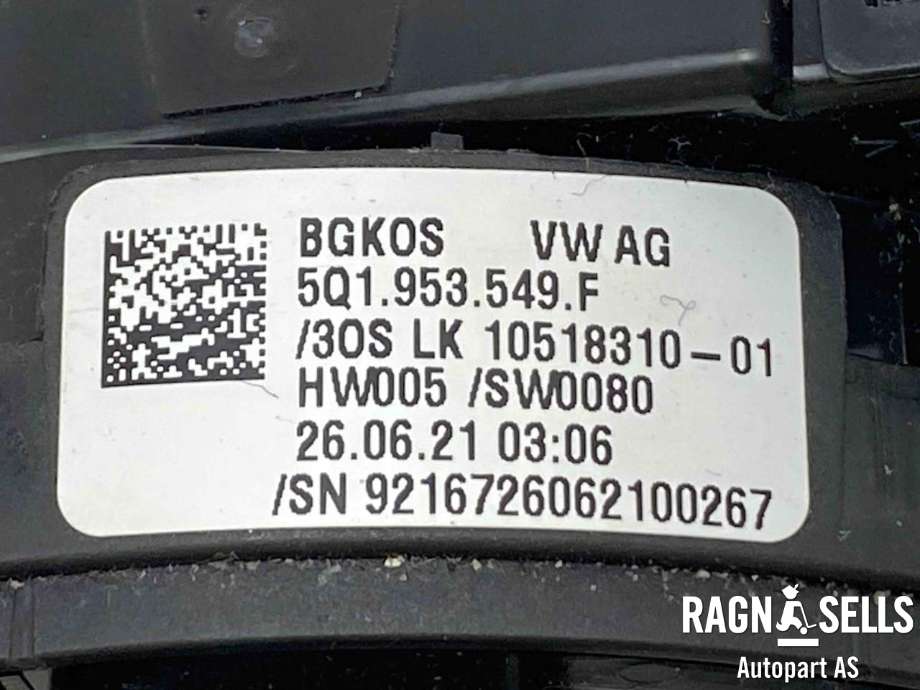 Airbag slepering til Audi Q4 e-tron 2021-->>  (5Q1953549F|)