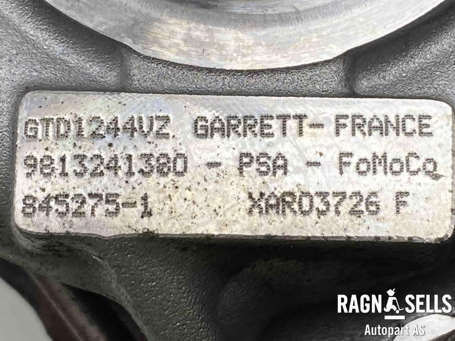Turbo til Ford Transit Connect 2018-->> Type II, Fase 2  (GARRETT|JX6Q-6K682-AA|GTD1244VZ|9813241380|1610580580|9804119380|FM5Q6K682AA|FM5Q6K682CA|RMFM5Q6K682AA|1870257|2039134|2141949|3642582|95525951|9848017480|SU001A3829)