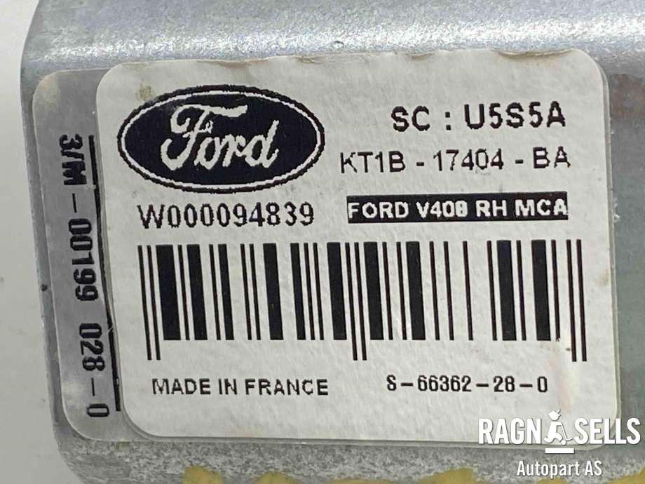 Viskermotor bakrute høyre til Ford Transit Connect 2018-->> Type II, Fase 2  (KT1B-17404-BA|W000094839|2246643)