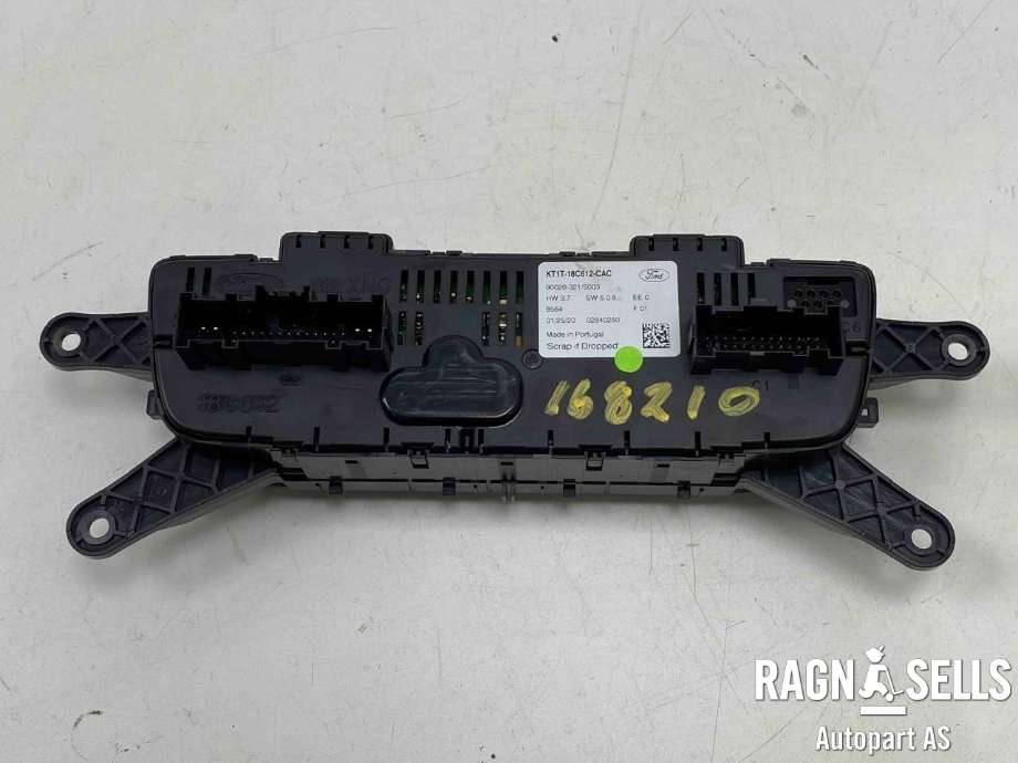Varmeapparat betjening til Ford Transit Connect 2018-->> Type II, Fase 2  (KT1T-18C612-CAD|KT1T-18C612-CAC|2595986)