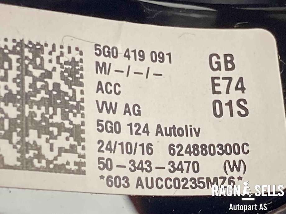 Ratt til VW e-Golf 2017-2020 (Fase 2) (5G0 419 091 GB|)
