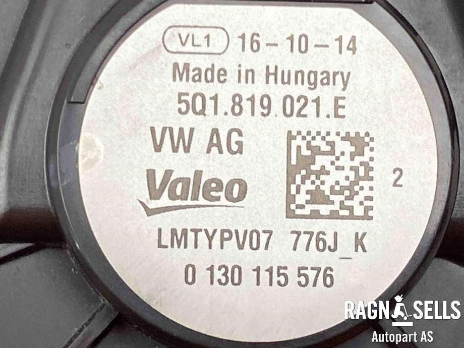 Varmeapparat motor til VW e-Golf 2017-2020 (Fase 2)  (5Q1 819 021 E|5Q1 819 021 H|5Q0 907 521 C| 5WA 907 521)