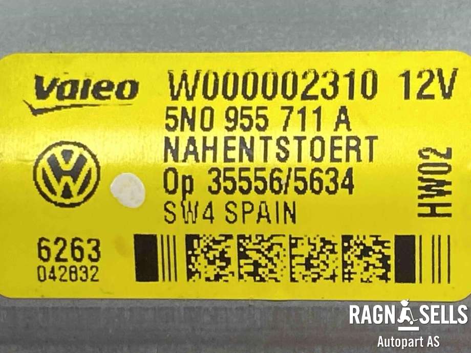 Viskermotor bakrute til VW Tiguan 2011-2016 (Type I, Fase 2)  (5N0 955 711 B|)