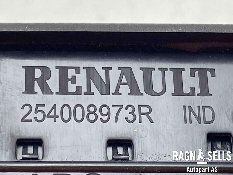 Bryter ruteheis førerdørspanel til Renault Zoe 2013-2019 (Fase 1)  (809518207R|254113300R|254008973R|254292476R|8200676533)